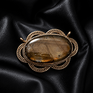 925 Silver Labradorite Pendant – Natural Labradorite Gemstone Pendant for Intuition & Protection